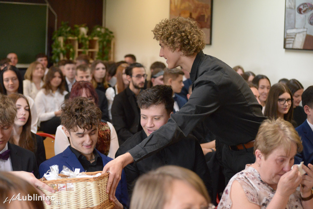 Pożegnanie maturzystów w ZSOT w Lublińcu