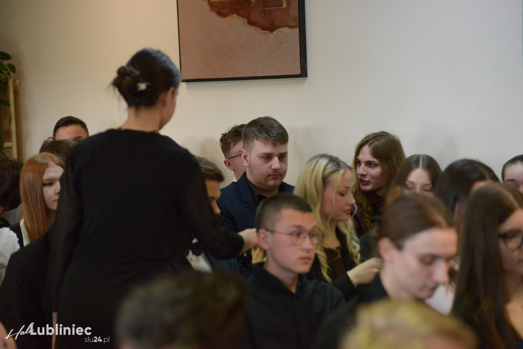 Pożegnanie maturzystów w ZSOT w Lublińcu