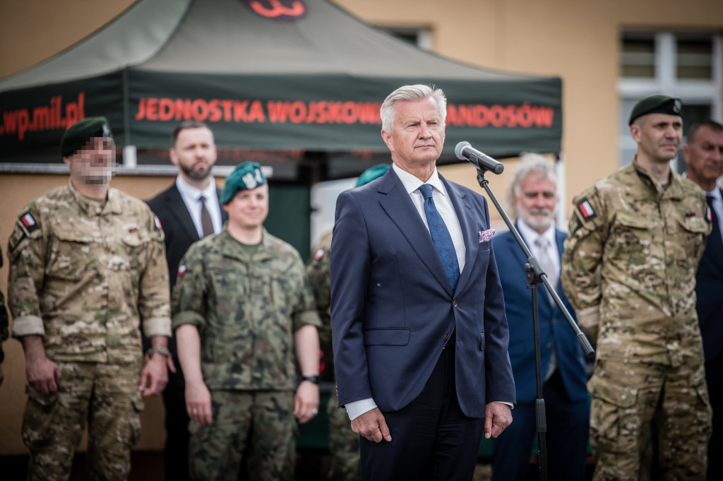 Lubliniec. Wiceminister u komandosów