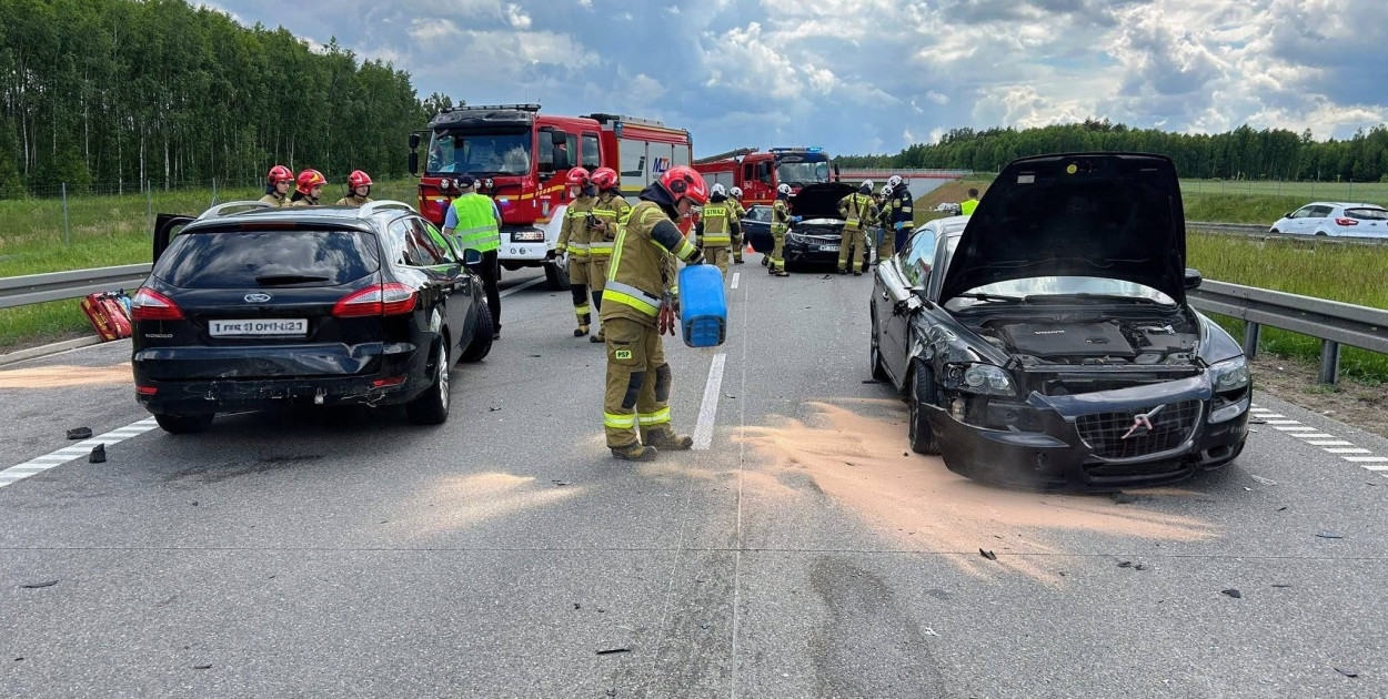 Druhowie z OSP Woźniki w akcji