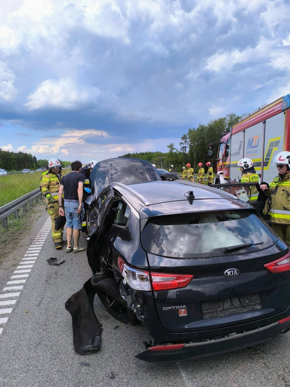 Druhowie z OSP Woźniki w akcji