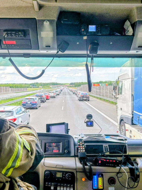 Druhowie z OSP Woźniki w akcji