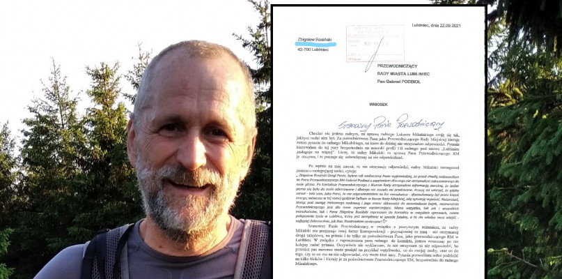Lubliniec. Zbigniew Rosiński zadaje pytania radnemu Mikulskiemu. Fot. Archiwum