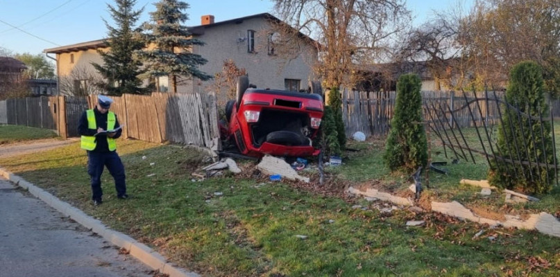 Kolizja w Babienicy. Fot. Archiwum policji