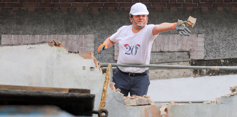 Burmistrz Lublińca Edward Maniura. Fot. Archiwum UM w Lublińcu/Monika Breguła 