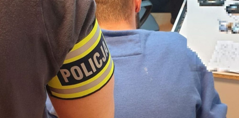 Lisów. Podejrzany o podpalenia trafił do aresztu. Fot. Archiwum policji