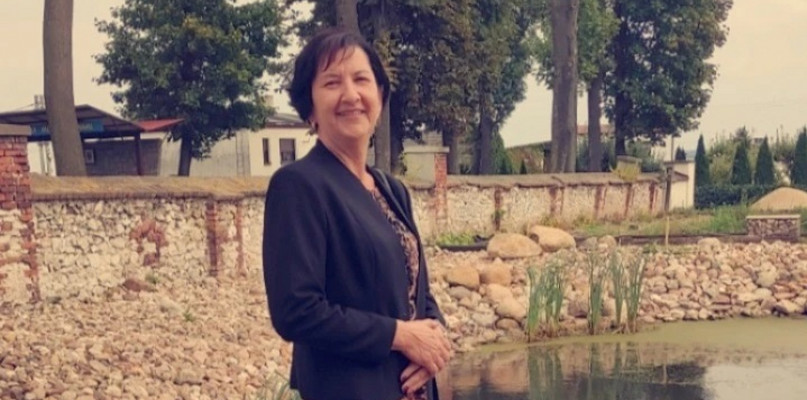 Sołtyska Glinicy Grażyna Gała. Fot. Archiwum Starostwa Powiatowego w Lublińcu