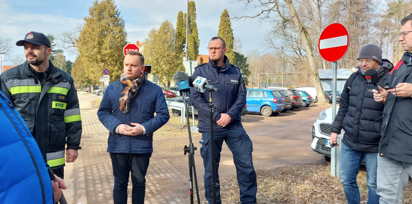 Konferencja prasowa w Krupskim Młynie. Fot. Redakcja