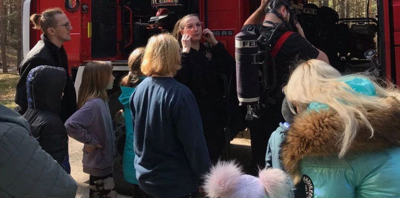 Kokotek. Strażackie pokazy dla dzieci przygotowała OSP Lubliniec. Fot. OSP Lubliniec 