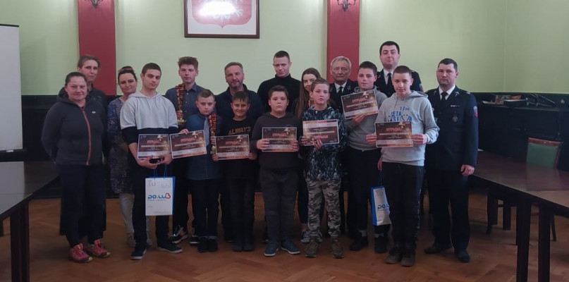 Uczestnicy turnieju. Fot. OSP Lubliniec