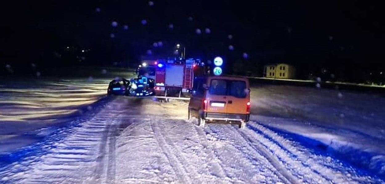 NaDK 11 zderzyły się trzy samochody. Fot. Archiwum KP PSPLubliniec