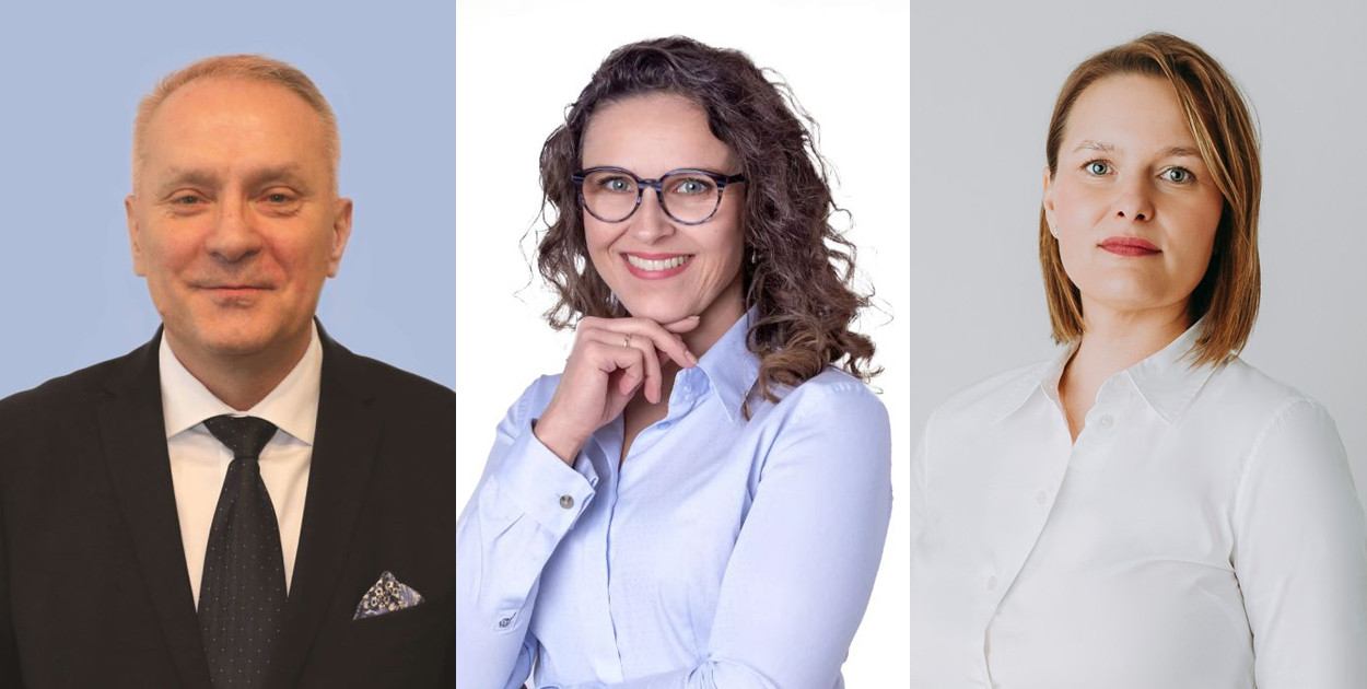 Od lewej: Z. Seniów, A. Korzekwa-Wojtal, M. Szulc Fot. materiały wyborcze