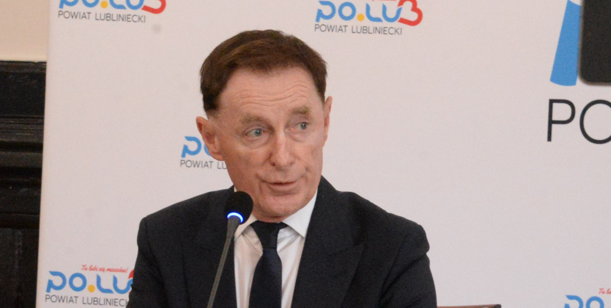 Tadeusz Konina, wicestarosta lubliniecki. Fot. Hanna Kampa