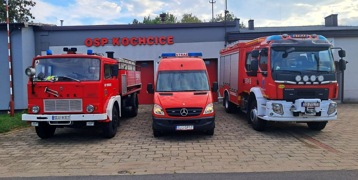 Z dofinansowania WFOŚiGW w Katowicach skorzystała w 2024 r. OSP Kochcice. Fot. OPS Kochcice