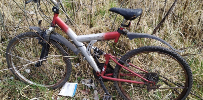 Rower znaleziono w Koszęcinie. Fot. Archiwum policji