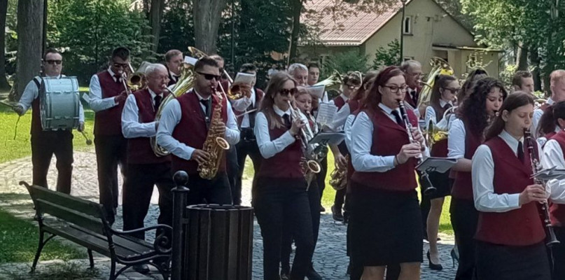 Orkiestra ze Strzebinia. Fot. UG Koszęcin