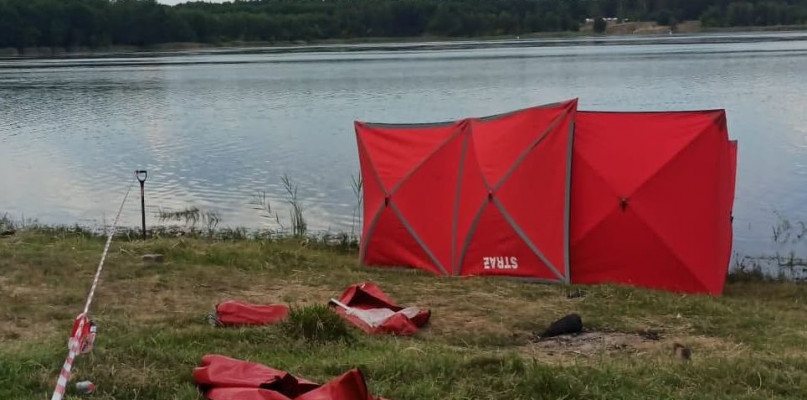 Fatalnie rozpoczął się sezon nad zalewem Nakło-Chechło – dziś utonął 25-letni mężczyzna. Fot. Archiwum policji