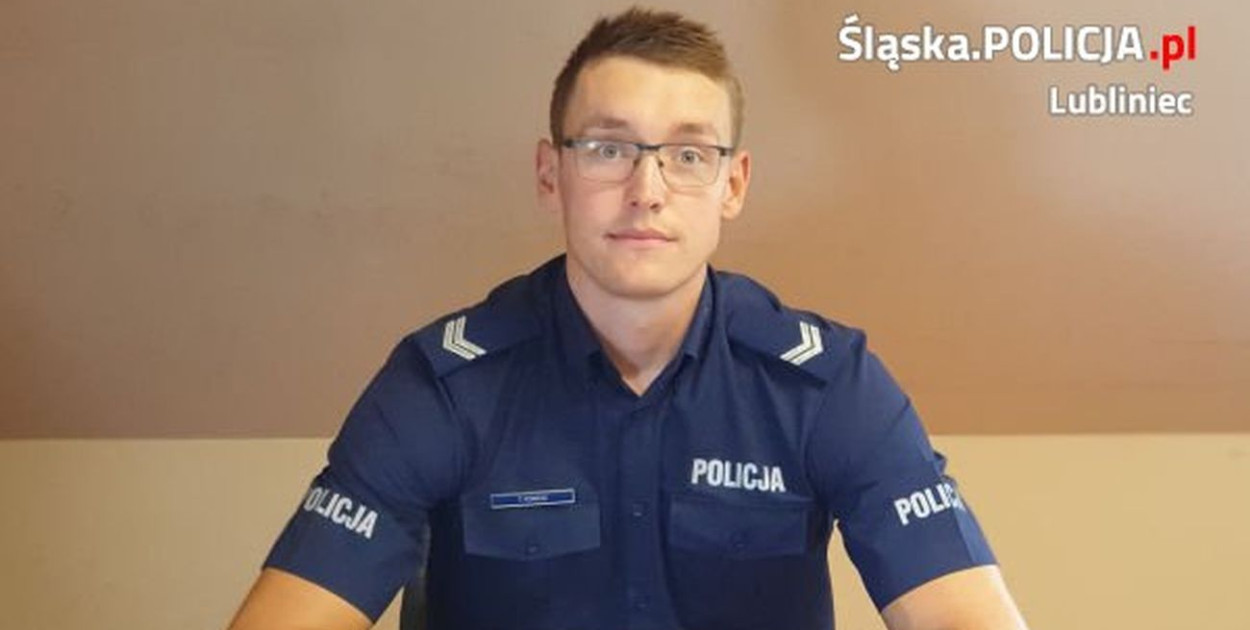 St. sierż. Tomasz Konicki. fot. Archiwum policji