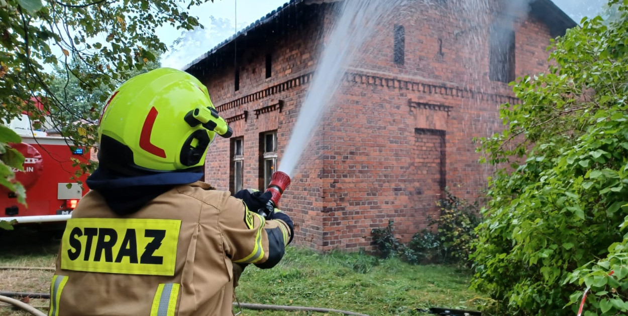 Jedna z ubiegłorocznych akcji. Fot. KP PSP Lubliniec