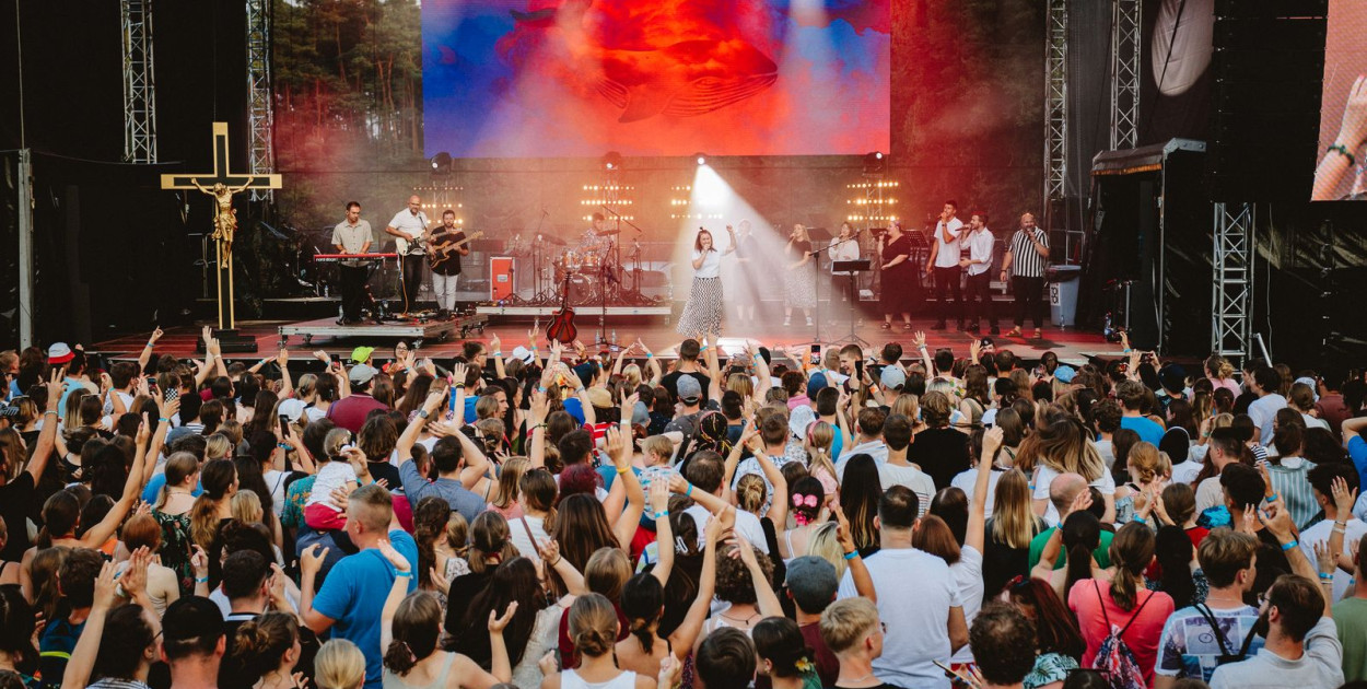 Trwa Festiwal Życia. Do Kokotka przyjechało 1500 młodych katolików z całego świata. Fot. Grzegorz Szpak