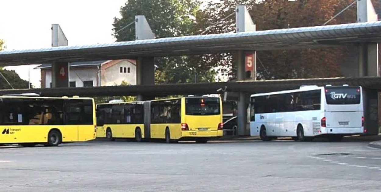 Dworzec autobusowy w Tarnowskich Górach. Fot. Alicja Jurasz