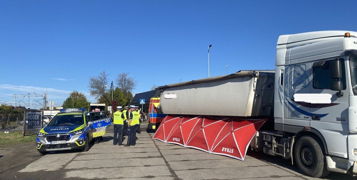 Śmiertelny wypadek w Lublińcu. Fot. Archiwum policji