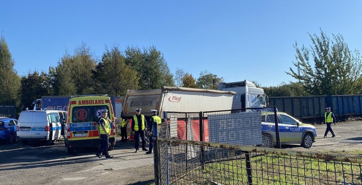 Śmiertelny wypadek w Lublińcu. Fot. Archiwum policji