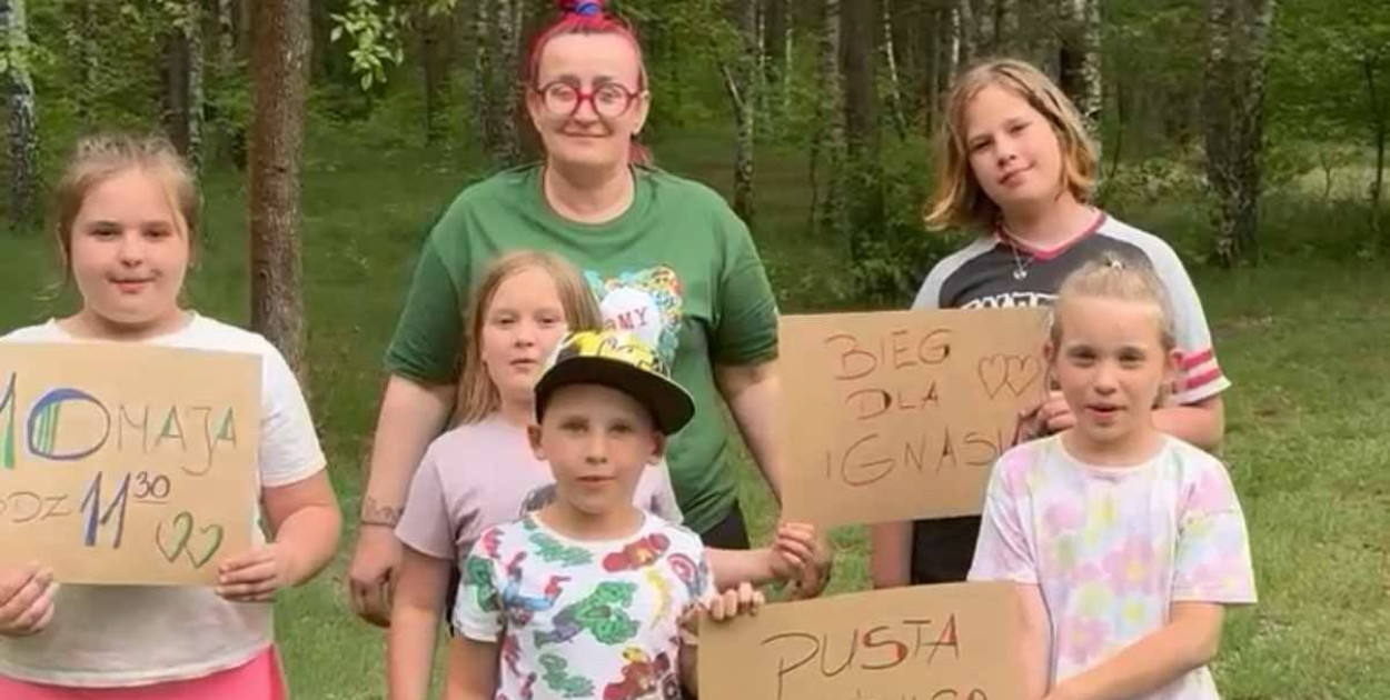 Lubliniec. Dla Ignasia pobiegną też dzieci. Bieg skrzatów będzie przed południem. Fot. Archiwum Czesławy Włuki