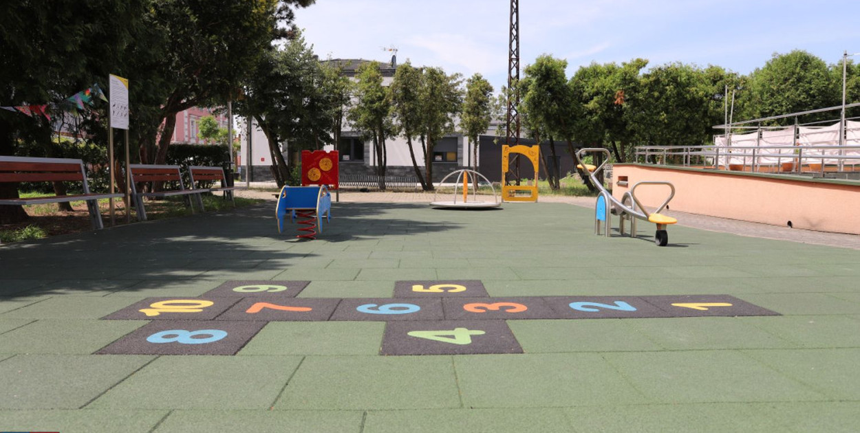 W ramach ósmej edycji budżetu obywatelskiego zmodernizowano plac zabaw przy MDK w Lublińcu. Fot UM Lublinie