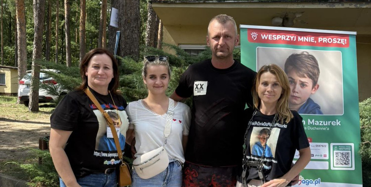 Na leczenie chłopca z akcji podczas Biegu Katorżnika przekazano prawie 3 tys. zł. Fot. Maksiu vs. DMD