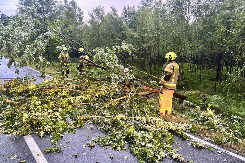 Skutki burzy w powiecie lublinieckim [FOTO]