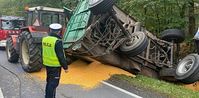 Ciasna. Zderzenie na drodze krajowej. Droga jest zablokowana-8333