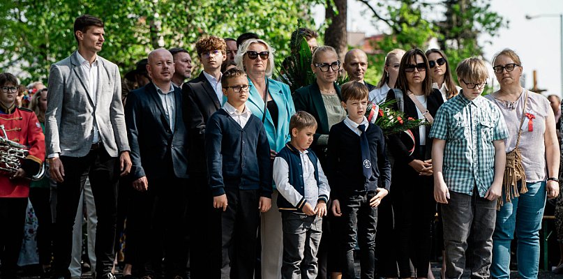 Świętowanie 3 Maja w Lublińcu [ZDJĘCIA] - 10407