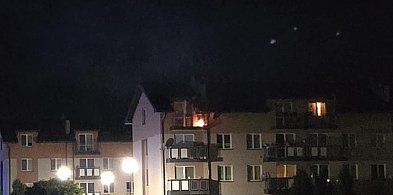 Lubliniec. Pożar i bohater na czterech łapach-11428