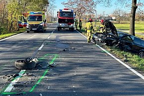 Wypadek na drodze krajowej-770