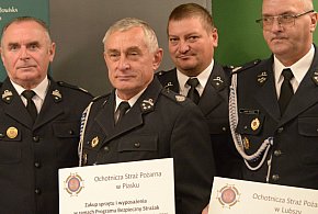 „Bezpieczny Strażak” dla powiatu lublinieckiego. OSP otrzymały dotacje-11982