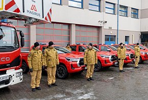 Lubliniec z nowym samochodem ratowniczym. Sprzęt trafił do KP PSP