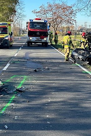 Wypadek na drodze krajowej-770