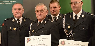 „Bezpieczny Strażak” dla powiatu lublinieckiego. OSP otrzymały dotacje-11982