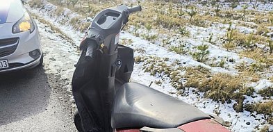 Powiat lubliniecki. Jechał motorowerem, podpadł policjantom, bo...