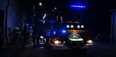 Powiat lubliniecki. Pożar w piwnicy