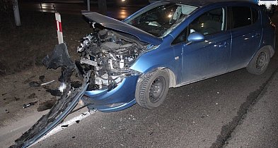 Zderzenie na obwodnicy, poszkodowany mieszkaniec Woźnik