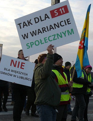 Budowa drogi S11. Krok do przodu, teraz do tyłu