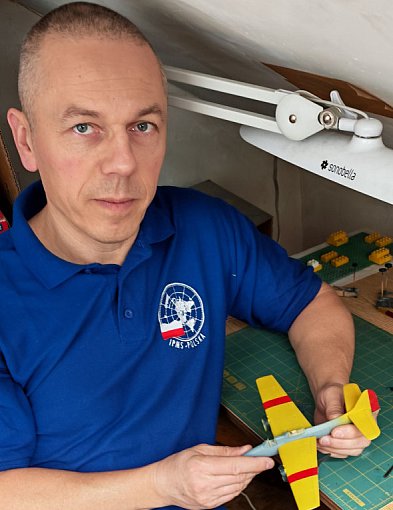 Wystawa modeli Krzysztofa Kozy w Lublińcu. Lotnictwo, kolej i historia