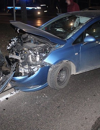 Zderzenie na obwodnicy, poszkodowany mieszkaniec Woźnik