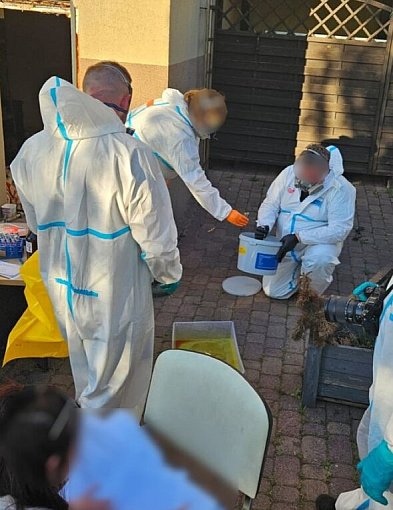 Lubliniecki. SG zlikwidowała laboratorium narkotykowe oraz zabezpieczyła broń
