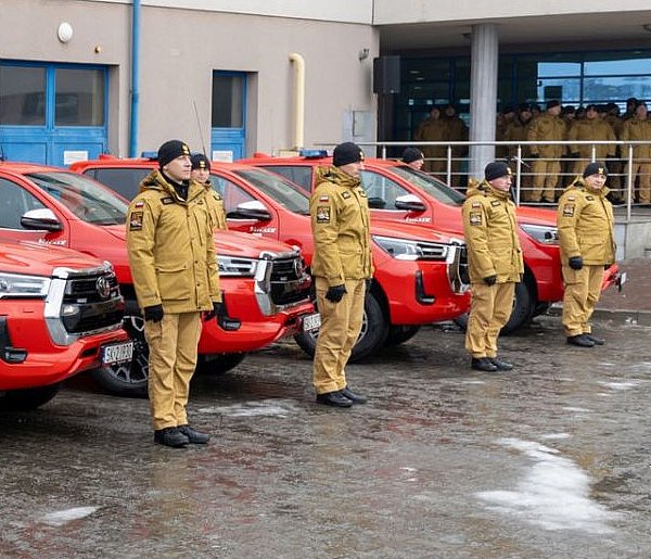Lubliniec z nowym samochodem ratowniczym. Sprzęt trafił do KP PSP