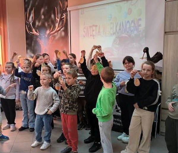 Wielkanocne warsztaty w ośrodku edukacyjnym w Kalinie