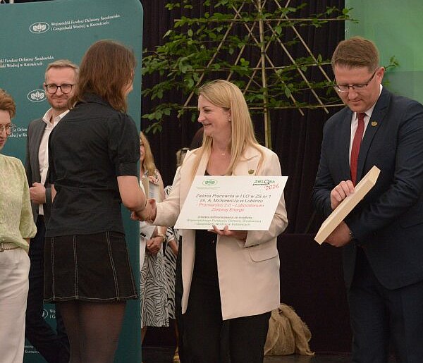 Zielona Pracownia dla LO w Lublińcu. Gala konkursu odbyła się w Koszęcinie