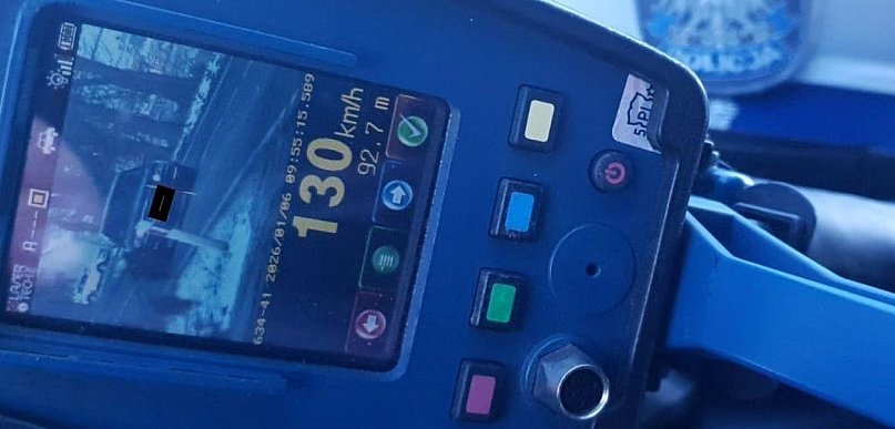 130 km/h na drodze wojewódzkiej